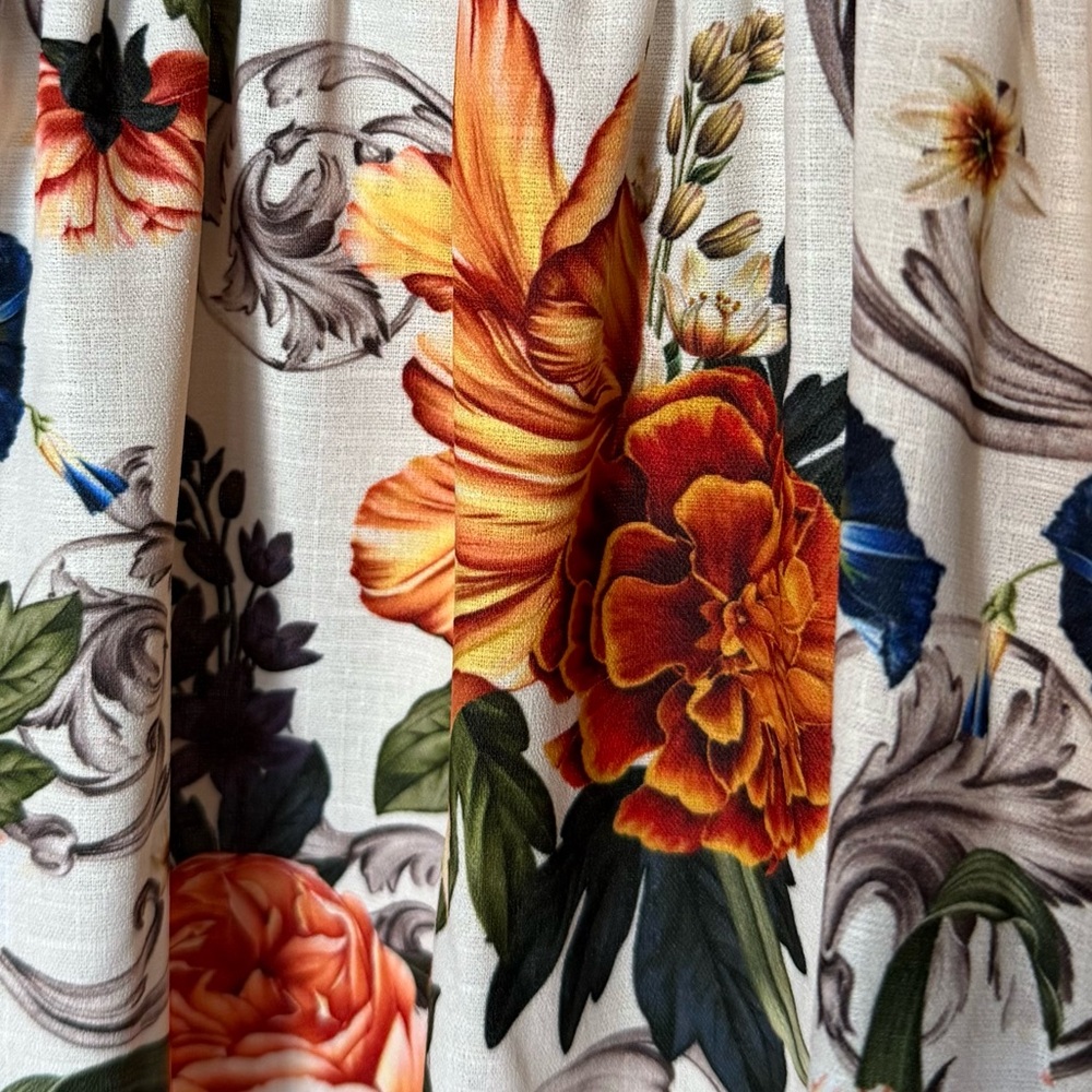 AGUA BENDITA Lucery Numen Floral Maxi Dress Size Medium - Picture 4 of 5